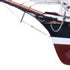 23" Unfinished Wood Hand Painted Model Boat
