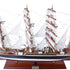 23" Unfinished Wood Hand Painted Model Boat