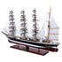 23" Unfinished Wood Hand Painted Model Boat