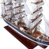 23" Unfinished Wood Hand Painted Model Boat