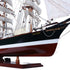 23" Unfinished Wood Hand Painted Model Boat