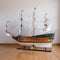 49" Unfinished Wood Hand Painted Model Boat
