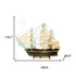 116" Unfinished Wood Hand Painted Model Boat