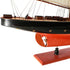 33" Unfinished Wood Hand Painted Model Boat
