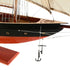 33" Unfinished Wood Hand Painted Model Boat