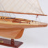 37" Unfinished Wood Hand Painted Model Boat