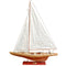 30" Unfinished Wood Hand Painted Model Boat
