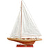 30" Unfinished Wood Hand Painted Model Boat