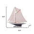 30" Unfinished Wood Hand Painted Model Boat