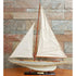 47" Unfinished Wood Hand Painted Model Boat