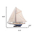 41" Unfinished Wood Hand Painted Model Boat