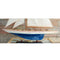 10" Unfinished Wood Hand Painted Model Boat