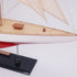37" Unfinished Wood Hand Painted Model Boat