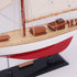 37" Unfinished Wood Hand Painted Model Boat