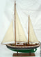 26" Unfinished Wood Hand Painted Model Boat