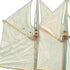 33" Unfinished Wood Hand Painted Model Boat