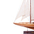 39" Unfinished Wood Hand Painted Model Boat