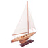 39" Unfinished Wood Hand Painted Model Boat