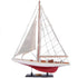 31" Unfinished Wood Hand Painted Model Boat