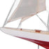 31" Unfinished Wood Hand Painted Model Boat