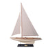 30" Unfinished Wood Hand Painted Model Boat
