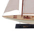30" Unfinished Wood Hand Painted Model Boat