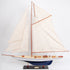 30" Unfinished Wood Hand Painted Model Boat