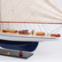 30" Unfinished Wood Hand Painted Model Boat