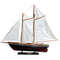 28" Unfinished Wood Hand Painted Model Boat