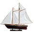 28" Unfinished Wood Hand Painted Model Boat