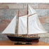 28" Unfinished Wood Hand Painted Model Boat