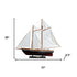 28" Unfinished Wood Hand Painted Model Boat
