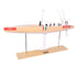 52" Unfinished Wood Hand Painted Model Boat