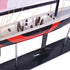 52" Unfinished Wood Hand Painted Model Boat