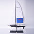52" Unfinished Wood Hand Painted Model Boat