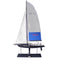 52" Unfinished Wood Hand Painted Model Boat