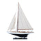31" Unfinished Wood Hand Painted Model Boat