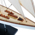 31" Unfinished Wood Hand Painted Model Boat