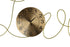 41" Gold Metal Silent Analog Novelty Wall Clock