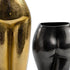 8" Antiqued Bronze Cast Aluminum Female Form Table Vase