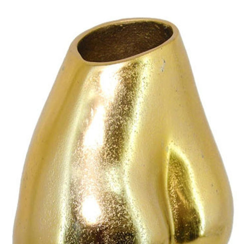 8" Antiqued Bronze Cast Aluminum Female Form Table Vase