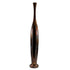 41" Burnished Brown Aluminum Floor Vase