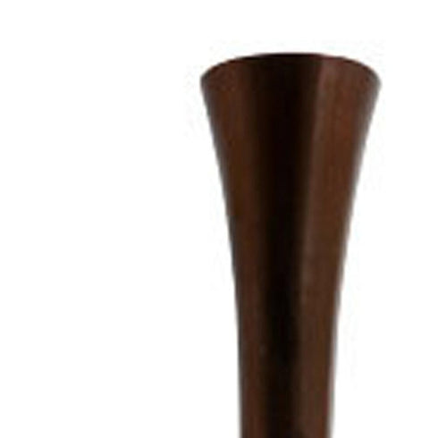 41" Burnished Brown Aluminum Floor Vase