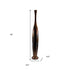 41" Burnished Brown Aluminum Floor Vase