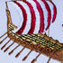 5" Unfinished Fabric Hand Painted Model Boat