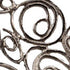 16" Silver Aluminum Abstract Circles Oval Decorative Bowl