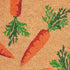 17" X 29" Natural And Orange Easter Carrots Coir Outdoor Door Mat