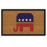 17" X 29" Natural Red White And Blue Republican Coir Outdoor Door Mat