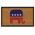 17" X 29" Natural Red White And Blue Republican Coir Outdoor Door Mat