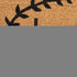 17" X 29" Natural And Black Hello Outdoor Coir Door Mat